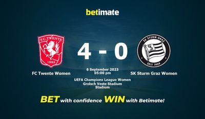 FC Twente Women vs SK Sturm Graz Women Prediction, Odds & Betting Tips 09/06/2023