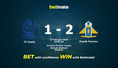 FC Urartu vs Pyunik Yerevan التوقعات، الصعاب ونصائح الرهان 27/02/2024