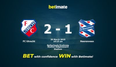 FC Utrecht vs Heerenveen Prediction, Odds & Betting Tips 03/30/2025