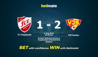 FC Vaajakoski vs VJS Vantaa Prediction, Odds & Betting Tips 07/08/2025
