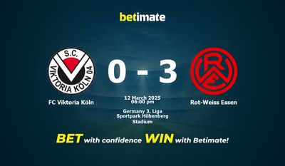 FC Viktoria Köln vs Rot-Weiss Essen Prediction, Odds & Betting Tips 03/12/2025