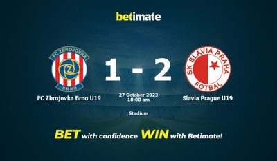 FC Zbrojovka Brno U19 vs Slavia Prague U19 Prediction, Odds & Betting Tips 10/27/2023