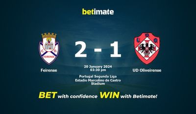 Feirense vs UD Oliveirense التوقعات، الصعاب ونصائح الرهان 20/01/2024