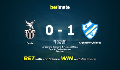 Fenix vs Argentino Quilmes Prediction, Odds & Betting Tips 07/22/2024