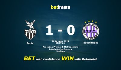 Fenix vs Sacachispas Prediction, Odds & Betting Tips 10/28/2024