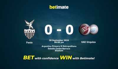 Fenix vs UAI Urquiza Prediction, Odds & Betting Tips 09/30/2024