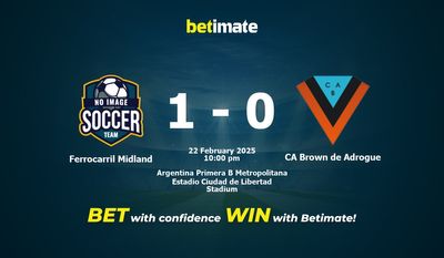 Ferrocarril Midland vs CA Brown de Adrogue Prognoza, kursy i porady bukmacherskie 22.02.2025