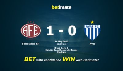 Ferroviaria SP vs Avai Prediction, Odds & Betting Tips 05/16/2025