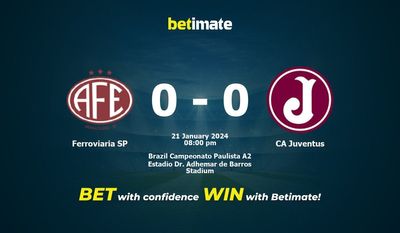 Ferroviaria SP vs CA Juventus 预测、赔率和投注技巧 01/21/2024