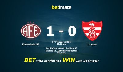 Ferroviaria SP vs Lineense التوقعات، الصعاب ونصائح الرهان 2024/02/17
