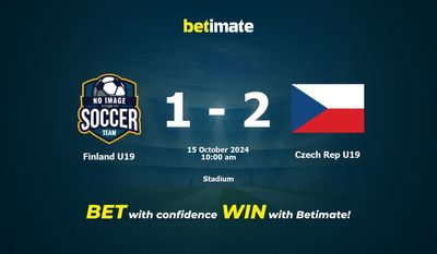 Finland U19 vs Czech Rep U19 Prediction, Odds & Betting Tips 10/15/2024