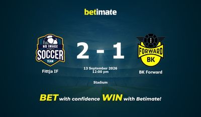 Fittja IF vs BK Forward Prediction, Odds & Betting Tips 09/13/2026