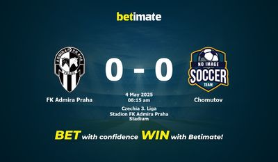 FK Admira Praha vs Chomutov Prediction, Odds & Betting Tips 05/04/2025