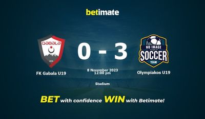 FK Gabala U19 vs Olympiakos U19 Prediction, Odds & Betting Tips 11/08/2023