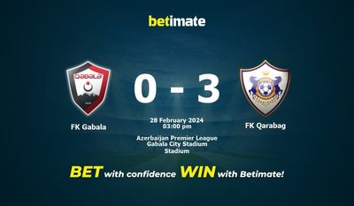 FK Gabala vs FK Qarabag التوقعات، الصعاب ونصائح الرهان 28/02/2024