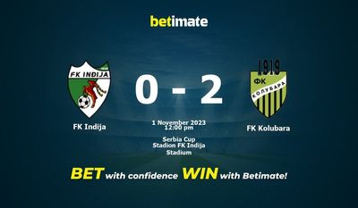 FK Indija vs FK Kolubara Prediction, Odds & Betting Tips 11/01/2023