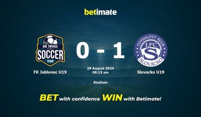 FK Jablonec U19 vs Slovacko U19 Prediction, Odds & Betting Tips 08/29/2024