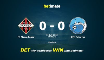 FK Macva Sabac vs OFK Petrovac Prediction, Odds & Betting Tips 07/16/2025