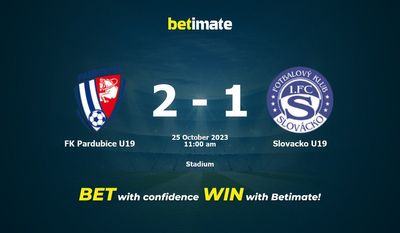 FK Pardubice U19 vs Slovacko U19 Prediction, Odds & Betting Tips 10/25/2023