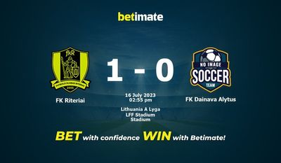 FK Riteriai vs FK Dainava Alytus Prediction, Odds & Betting Tips 07/16/2023
