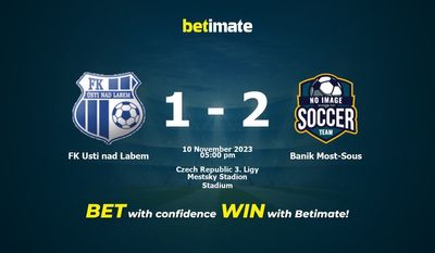 FK Usti nad Labem vs Banik Most-Sous Prediction, Odds & Betting Tips 11/10/2023