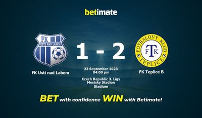 FK Usti nad Labem vs FK Teplice B Prediction, Odds & Betting Tips 09/22/2023