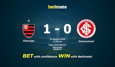 Flamengo vs Internacional Prediction, Odds & Betting Tips 08/14/2025