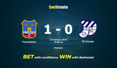 Formentera vs CE Europe التوقعات، الصعاب ونصائح الرهان 14/01/2024