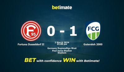Fortuna Dusseldorf II vs Gutersloh 2000 预测、赔率和投注技巧 03/02/2024