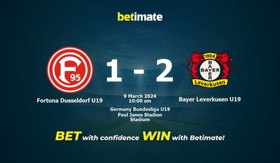 Fortuna Dusseldorf U19 vs Bayer Leverkusen U19 Prediction, Odds & Betting Tips 03/09/2024