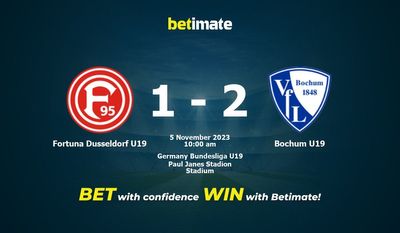 Fortuna Dusseldorf U19 vs Bochum U19 Prediction, Odds & Betting Tips 11/05/2023