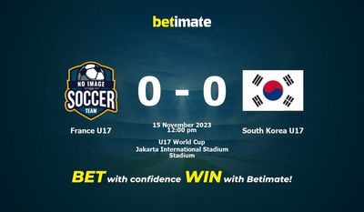 France U17 vs South Korea U17 Prediction, Odds & Betting Tips 11/15/2023