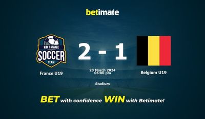 France U19 vs Belgium U19 Prediction, Odds & Betting Tips 03/20/2024