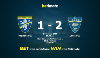 Frosinone U19 vs Lecce U19 التوقعات، الصعاب ونصائح الرهان 02/03/2024