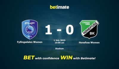 Fyllingsdalen Women vs Honefoss Women Prediction, Odds & Betting Tips 07/01/2023