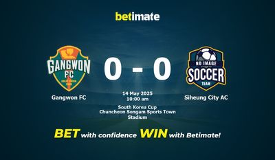 Gangwon FC vs Siheung City AC Prediction, Odds & Betting Tips 05/14/2025