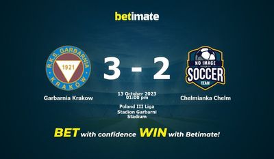Garbarnia Krakow vs Chelmianka Chelm Prediction, Odds & Betting Tips 10/13/2023