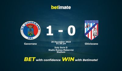 Gavorrano vs Ghivizzano التوقعات، الاحتمالات ونصائح الرهان 20/12/2023