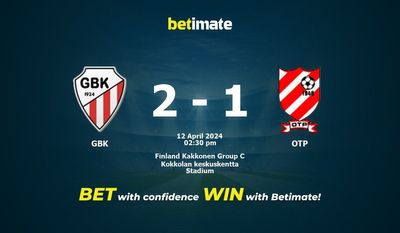 GBK vs OTP Prediction, Odds & Betting Tips 04/12/2024