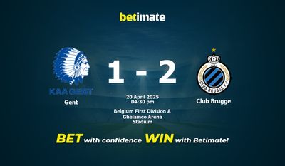 Gent vs Club Brugge Prediction, Odds & Betting Tips 04/20/2025