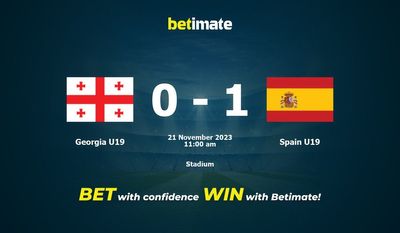 Georgia U19 vs Spain U19 Prediction, Odds & Betting Tips 11/21/2023