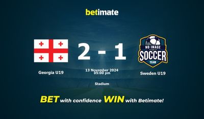 Georgia U19 vs Sweden U19 Prediction, Odds & Betting Tips 11/13/2024