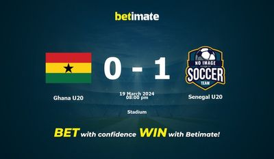 Ghana U20 vs Senegal U20 Prediction, Odds & Betting Tips 03/19/2024