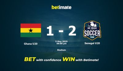 Ghana U20 vs Senegal U20 Prediction, Odds & Betting Tips 05/05/2025