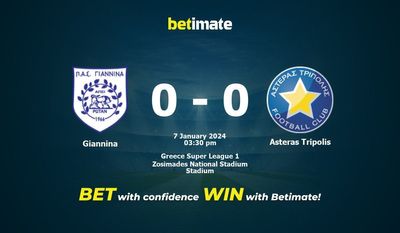 Giannina vs Asteras Tripolis 预测、赔率和投注技巧 01/07/2024