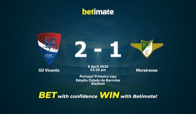 Gil Vicente vs Moreirense Prediction, Odds & Betting Tips 04/06/2025