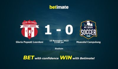 Gloria Popesti Leordeni vs Muscelul Campulung Prediction, Odds & Betting Tips 11/10/2023