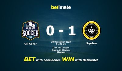 Gol Gohar vs Sepahan التوقعات، الاحتمالات ونصائح الرهان 28/12/2023