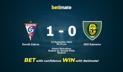 Gornik Zabrze vs GKS Katowice Prediction, Odds & Betting Tips 09/21/2024