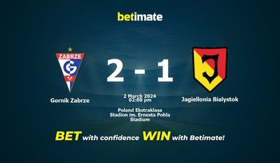 Gornik Zabrze vs Jagiellonia Bialystok التوقعات، الصعاب ونصائح الرهان 03/02/2024